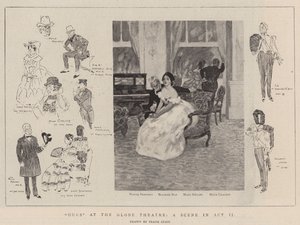 Ours at the Globe Theatre, a Scene in Act II